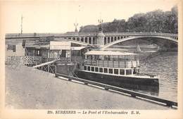 92-SURESNES-LE PONT ET L'EMBARCADERE - Suresnes