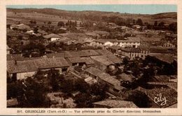 GRISOLLES VUE GENERALE PRISE DU CLOCHER DIRECTION MONTAUBAN - Grisolles