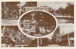 Postcard Cheltenham Spa Multiview My Ref  B12889 - Cheltenham