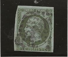 NAPOLEON III  NON DENTELE - N° 11 OBLITERE - FILETS PRESENTS SUR LES 4 COTES  TB  - COTE : 90 € - 1853-1860 Napoléon III.