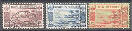 Nouvelles Hébrides: Yvert N° 105-107-120° - Used Stamps