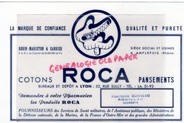 16- ROUILLAC - BUVARD PHARMACIE BONNEAU- COTONS ROCA PANSEMENTS-PHARMACIEN PHARMACIE-LYON -ROBIN MARIETON CARRIER - Produits Pharmaceutiques