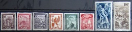 SARRE                    N° 255/262                  NEUF* - Unused Stamps