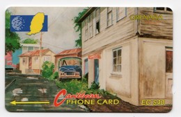 GRENADE CARAIBES CABLE & WIRELESS MV Cards GRE-4C 1992 40$  CN 9CGRC ST GEORGES - Grenada