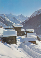 SUISSE,HELVETIA,SWITZERLAND,AYER,VALAIS,ZINAL,SIERRE ,vall D'anniviers,CHALET,NEIGE EPAISSE - Anniviers