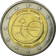 Chypre, 2 Euro, 10 Years Euro, 2009, SUP, Bi-Metallic, KM:89 - Cyprus