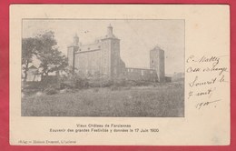 Farciennes - Vieux Château ... Souvenir Des Grandes Festivités Y Données Le 17 Juin 1900 ( Voir Verso ) - Farciennes