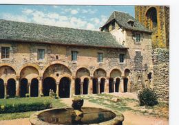 Cp , 12 , CONQUES-en-ROUERGUE , Le Cloître De L'Abbaye (XIIe S.) - Andere & Zonder Classificatie