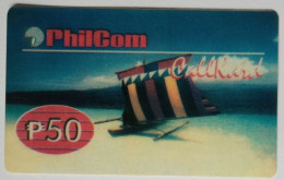 Philcom 50 Pesos Beach - Philippines