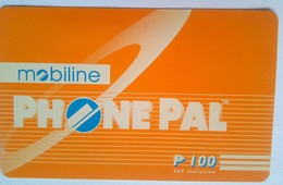 Mobiline Phonepal 100 Pesos  (thick) - Filipinas