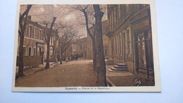 Carte Postale (O7) Ancienne De Capendu , Avenue De La République - Capendu