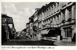 Detmold, Langestrasse, Hotel Stadt Frankfurt, Ca. 40er Jahre - Detmold