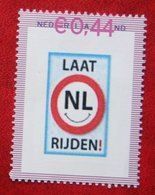 Laat NL Rijden Traffic Sign Persoonlijke Postzegel POSTFRIS / MNH ** NEDERLAND / NIEDERLANDE - Personalisierte Briefmarken