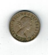 2 Shillings, 1956, Elizabeth II, VF - J. 1 Florin / 2 Shillings