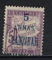 ZANZIBAR       N°  YVERT    TAXE   5      OBLITERE       ( O   3/ 42  ) - Gebraucht