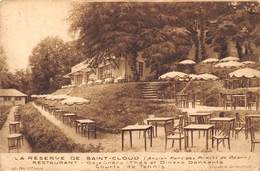 92-SAINT-CLOUD- RESTAURANT " LA RESERVE" ANCIEN PARC DES PRINCES DE BEARN - - Saint Cloud