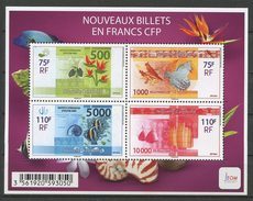 Calédonie 2014 N° F1208 ** ( 1208/1211 ) Neuf  MNH Superbe Numismatique Billets Faune Flore Oiseaux Poissons Fleurs Bird - Neufs