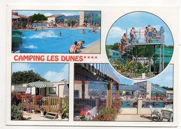 BRETIGNOLLES SUR MER--2000--Camping "LES DUNES"--Multivues--timbre Killy (ski)--cachet....à Saisir - Bretignolles Sur Mer