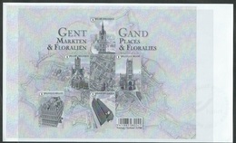 47 4581 4585 ZN 4581   Belgique  Feuillet NB   Gand - Place Et Floralies  --2016 - Other & Unclassified