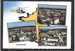 CPSM Haut Rhin 68 Circulé Hirsingue Hélicoptère - Hirsingue