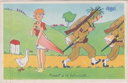 Illustrateur Faizant Jacques  Militaire Assaut  A La Baionnette - Faizant