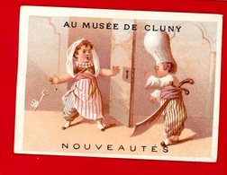 Au Musée De Cluny, Jolie Chromo Lith. Testu & Massin, Personnages - Sonstige & Ohne Zuordnung