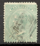 Maurice - 1863/1870 - Yt 36 - Victoria - Oblitéré - Coin Coupé HD - Mauritius (...-1967)