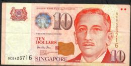 SINGAPORE  P40 10 DOLLARS  1999 #0CB     VF  NO P.h. ! - Singapur