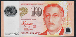 SINGAPORE  P48k 10 DOLLARS  2015 #5NR  1 Hollow House AU-UNC. - Singapur