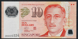 SINGAPORE  P48b  10 DOLLARS  2008 #2BQ 1 Square  VF NO P.h; - Singapour