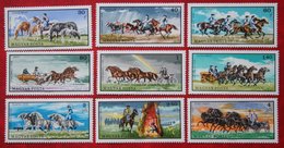 Horses Pferden Chevaux (Mi 2423-2432 Y&T -) 1968 POSTFRIS MNH ** MAGYAR POSTA HONGARIJE HUNGARY HONGRIE - Vanuatu (1980-...)