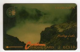 DOMINIQUE REF MV CARDS DOM-4A Année 1990 CN 4CDMA BOLLING LAKE - Dominica