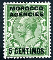 Morocco Agencies 1914 SG128 5c On ½p Grn SC49 MH VF - Very Good Condition - Oficinas En  Marruecos / Tanger : (...-1958