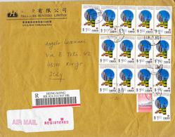 Hong Kong: Raccomandata, Registered, Recommandé - Lettres & Documents