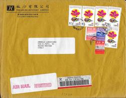 Hong Kong: Raccomandata, Registered, Recommandé - Lettres & Documents