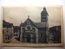 Carte Postale Arudy (64) L'Eglise ( Petit Format Noir Et Blanc Non Circulée ) - Arudy