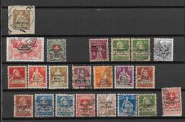 SUISSE - PETIT LOT De TIMBRES De SERVICE - YVERT N° 4+6 ** MNH + 16 * MH + DIVERS OBLITERES - FORTE COTE - Officials