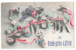 ERCE Près LIFFRE (35) Carte Fantaisie Souvenir - Other & Unclassified