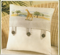 Lot De Grilles Points Comptés Sur Le Thème "Les Animaux D'Afrique" - Cross Stitch