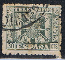(3 E 149) ESPAÑA  // EDIFIL 79 // Y&T  82 // 1940-43 - Télégraphe