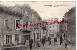 87 - ORADOUR SUR VAYRES- RUE PRINCIPALE - EDITEUR ROULAUD 1914 - HAUTE VIENNE - Oradour Sur Vayres