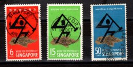 Singapore, 1968, SG  98 - 100, Complete Set Of 3, Used - Singapore (1959-...)
