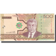 Billet, Turkmanistan, 500 Manat, KM:19, NEUF - Turkménistan