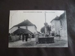 CPA 01 Ain Brégnier Cordon La Bruyère Place De La Fontaine  TBE - Unclassified