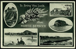 Ref 1278 - Multiview Postcard - North Berwick - Berwickshire Scotland - Berwickshire