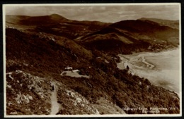 Ref 1278 - 1937 Real Photo Postcard - Diphwys From Panorama Walk Barmouth Merionethshire - Merionethshire