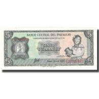 Billet, Paraguay, 5 Guaranies, KM:195b, NEUF - Paraguay