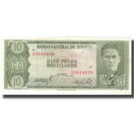 Billet, Bolivie, 10 Pesos Bolivianos, 1962, 1962-07-13, KM:154a, SUP - Bolivia