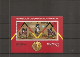 JO De Munich -1972 -Hippisme ( BF 19 XXX -MNH- De Guinée équatoriale) ) - Sommer 1984: Los Angeles