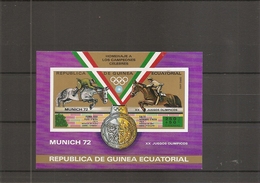 JO De Munich -1972 -Hippisme ( BF 20 XXX -MNH- De Guinée équatoriale) ) - Sommer 1984: Los Angeles